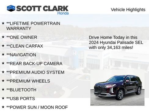 Used 2024 Hyundai Palisade SEL AWD/4WD image 12