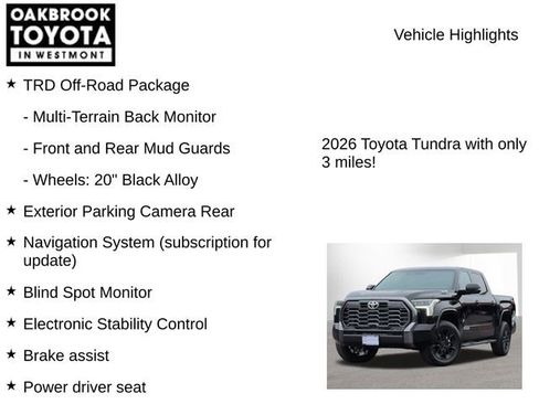 New 2026 Toyota Tundra Platinum image 7