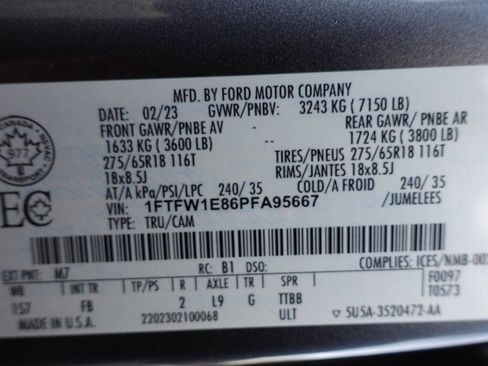 Used 2023 Ford F150 XLT w/ Equipment Group 302A High image 67