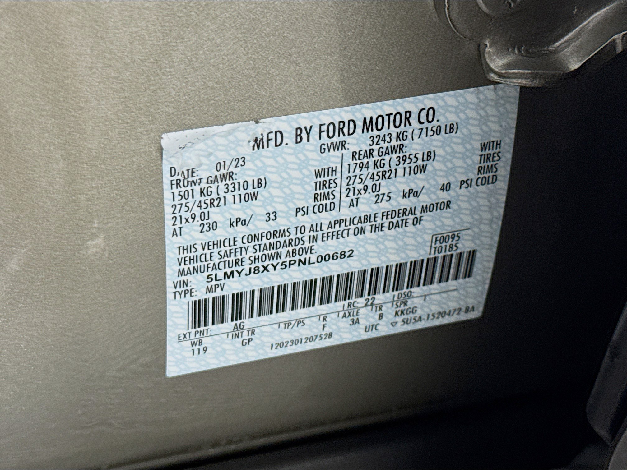 Used 2023 Lincoln Aviator Grand Touring w/ Equipment Group 301A AWD/4WD image 72