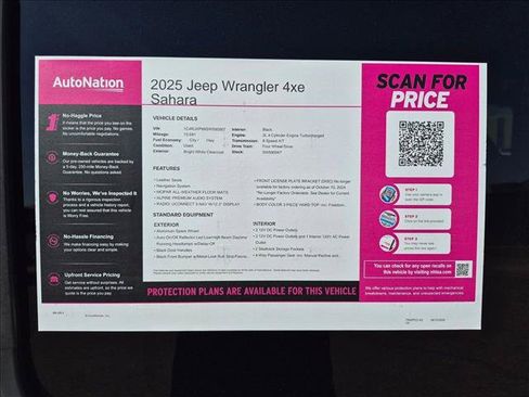 Used 2025 Jeep Wrangler Unlimited Sahara w/ Safety Group AWD/4WD image 22