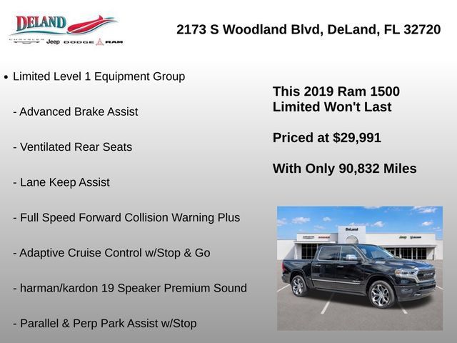 Used 2019 RAM 1500 Limited AWD/4WD image 8