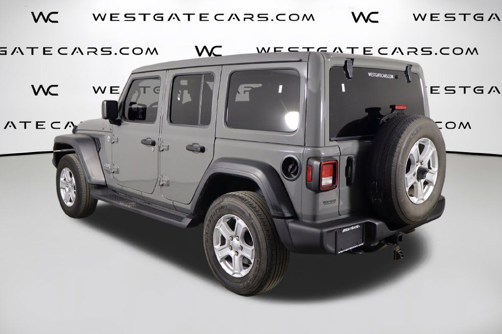 Used 2021 Jeep Wrangler Unlimited Sport w/ Sun And Sound Package AWD/4WD image 39