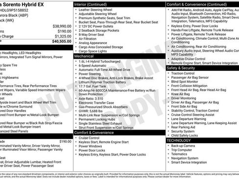 Certified 2023 Kia Sorento EX image 10