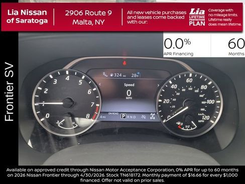 New 2026 Nissan Frontier SV w/ SV Convenience Package image 21