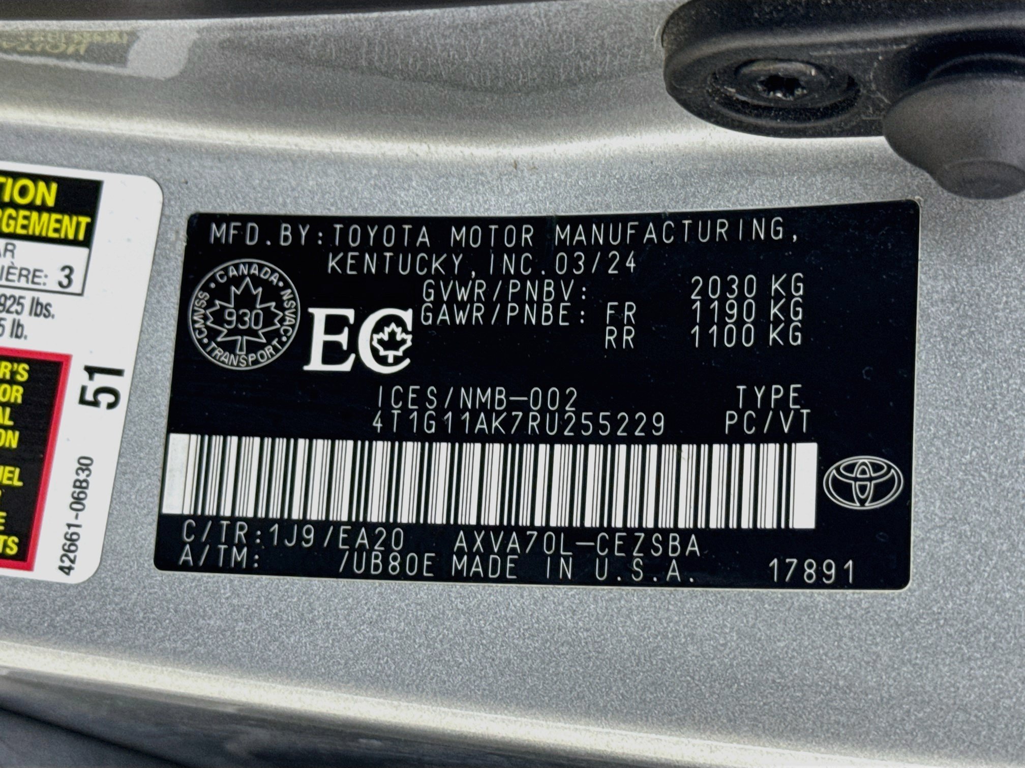 Used 2024 Toyota Camry SE FWD image 27
