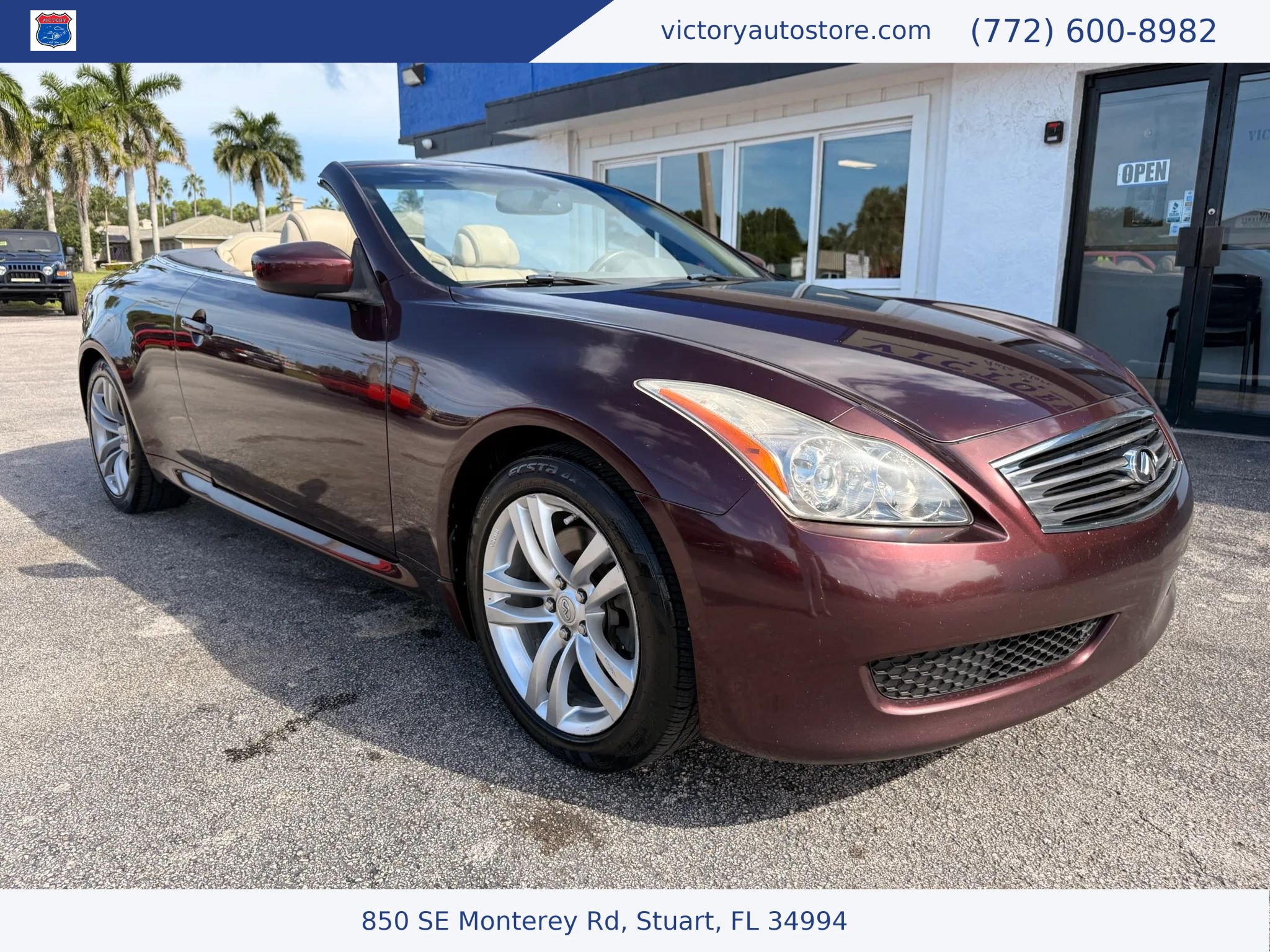 Used 2010 INFINITI G37 Convertible w/ Premium Pkg RWD image 1