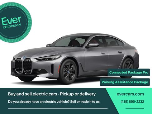 Used 2025 BMW i4 eDrive40 w/ Parking Assistance Package RWD image 1