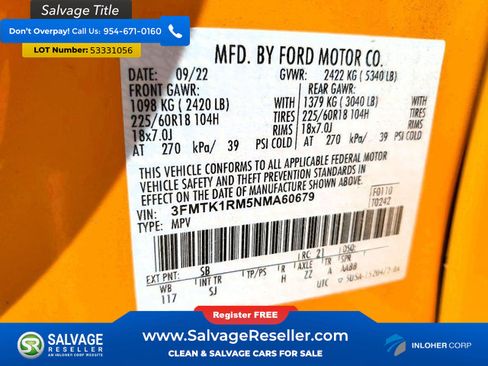 Used 2022 Ford Mustang Mach-E Select RWD image 16