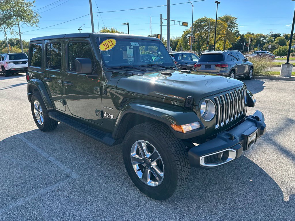 Used 2021 Jeep Wrangler Unlimited Sahara AWD/4WD image 8