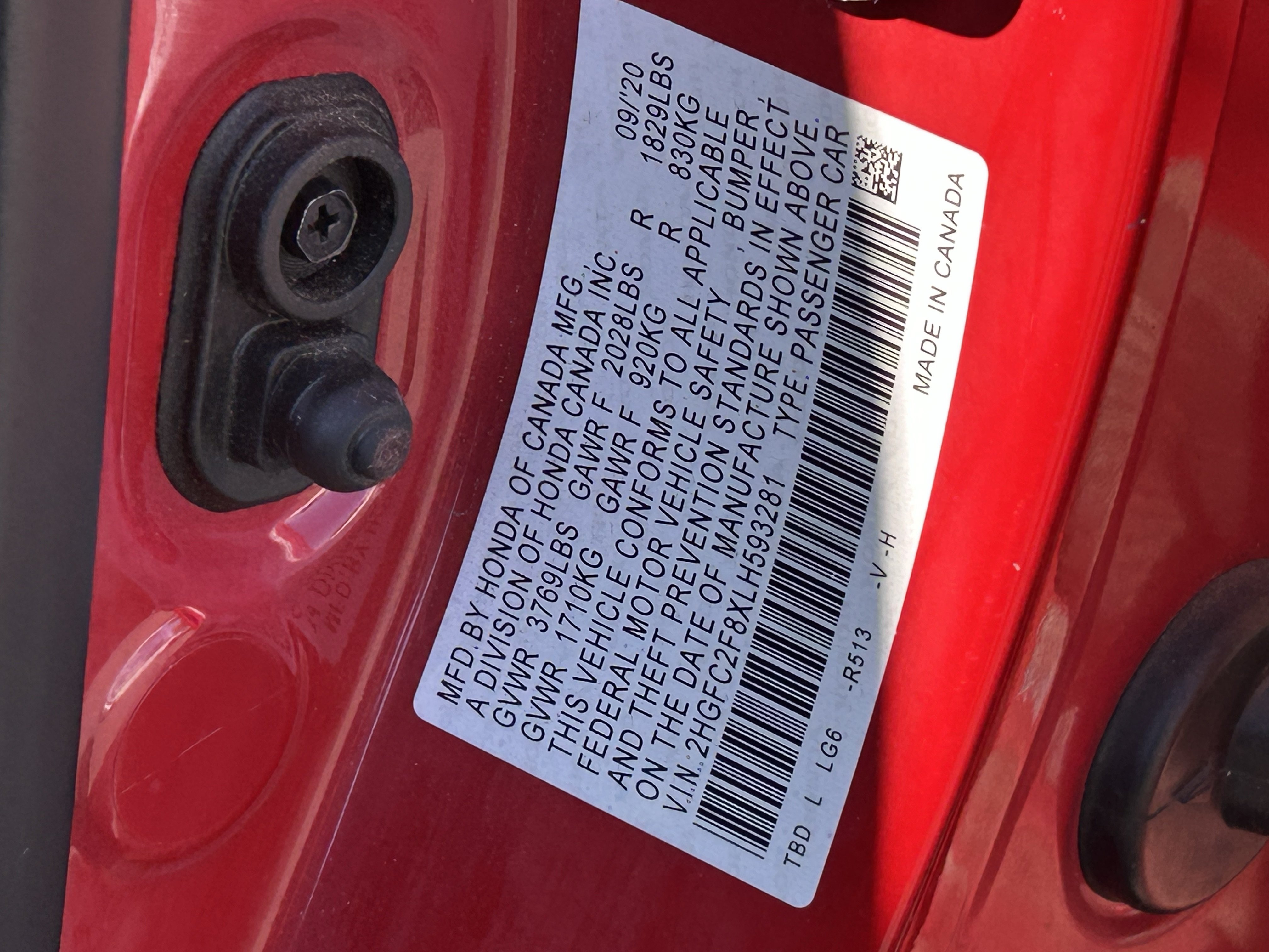Used 2020 Honda Civic Sport image 9