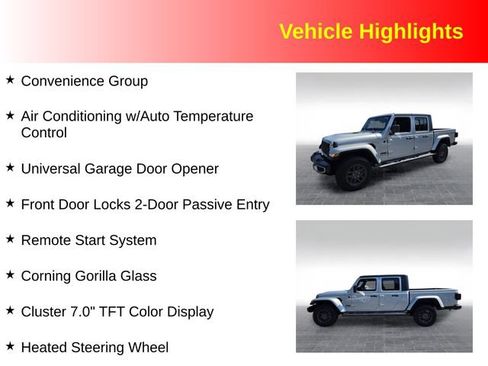 Used 2024 Jeep Gladiator Sport AWD/4WD image 3