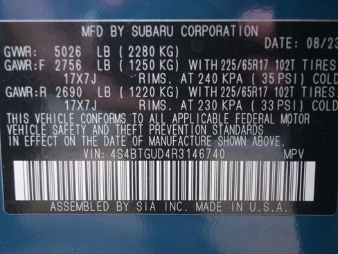 Used 2024 Subaru Outback Wilderness AWD/4WD image 37
