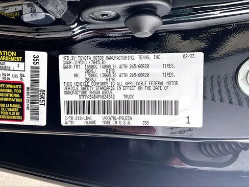 Used 2023 Toyota Tundra 1794 Edition RWD image 32