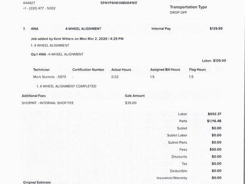 Used 2022 Honda Pilot Touring image 40