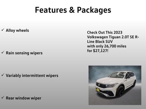 Used 2023 Volkswagen Tiguan SE R-Line AWD/4WD image 8