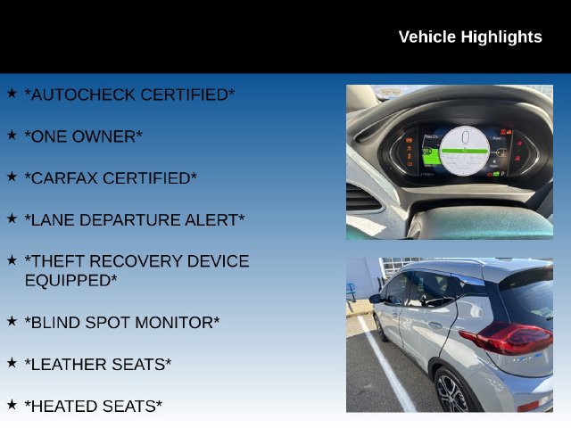 Used 2021 Chevrolet Bolt Premier w/ Infotainment Package FWD image 4