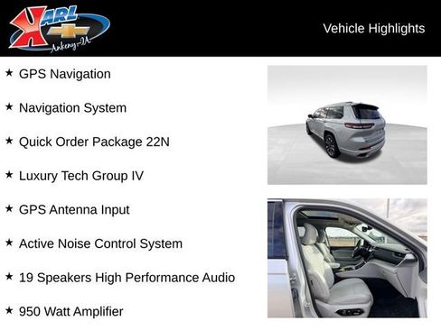 Used 2022 Jeep Grand Cherokee L Overland w/ Luxury Tech Group IV image 2