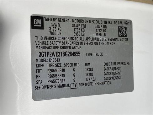 Used 2011 GMC Sierra 1500 SLT w/ SLT Convenience Package image 36