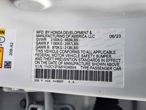 Certified 2023 Honda Accord Touring image 34