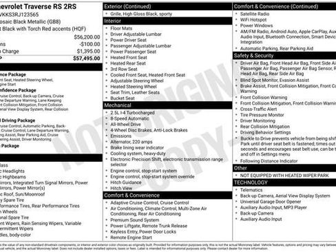 Used 2024 Chevrolet Traverse RS AWD/4WD image 11
