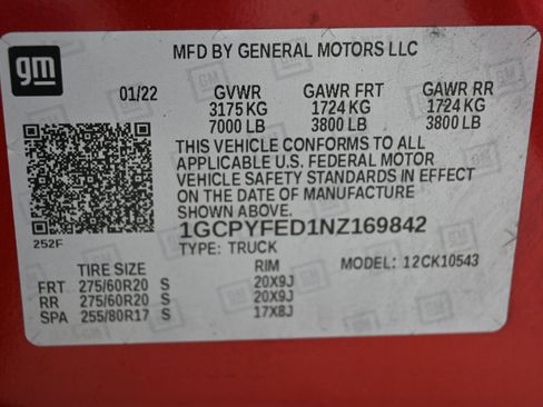 Used 2022 Chevrolet Silverado 1500 LT Trail Boss w/ Safety Package AWD/4WD image 36