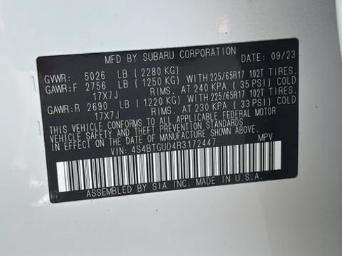 Used 2024 Subaru Outback Wilderness AWD/4WD image 28
