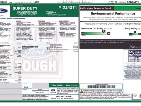 Used 2025 Ford F350 Platinum w/ Platinum Plus Package AWD/4WD image 43