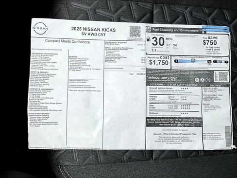 New 2025 Nissan Kicks SV w/ SV Premium Package image 21