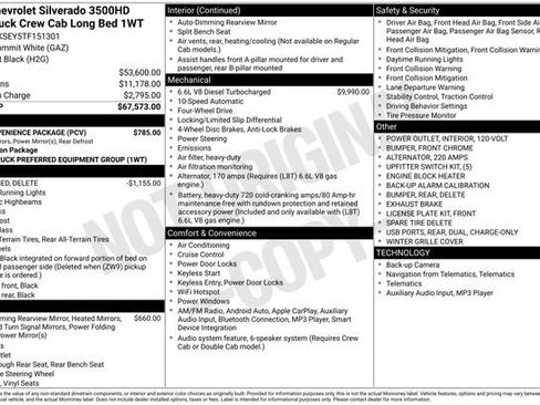 New 2026 Chevrolet Silverado 3500 W/T w/ WT Convenience Package image 4