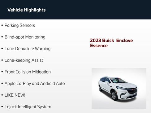 Used 2023 Buick Enclave Essence FWD image 70