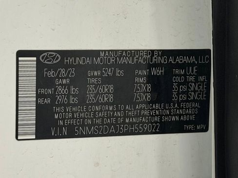 Certified 2023 Hyundai Santa Fe SEL AWD/4WD image 28