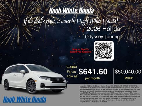 New 2026 Honda Odyssey Touring image 3