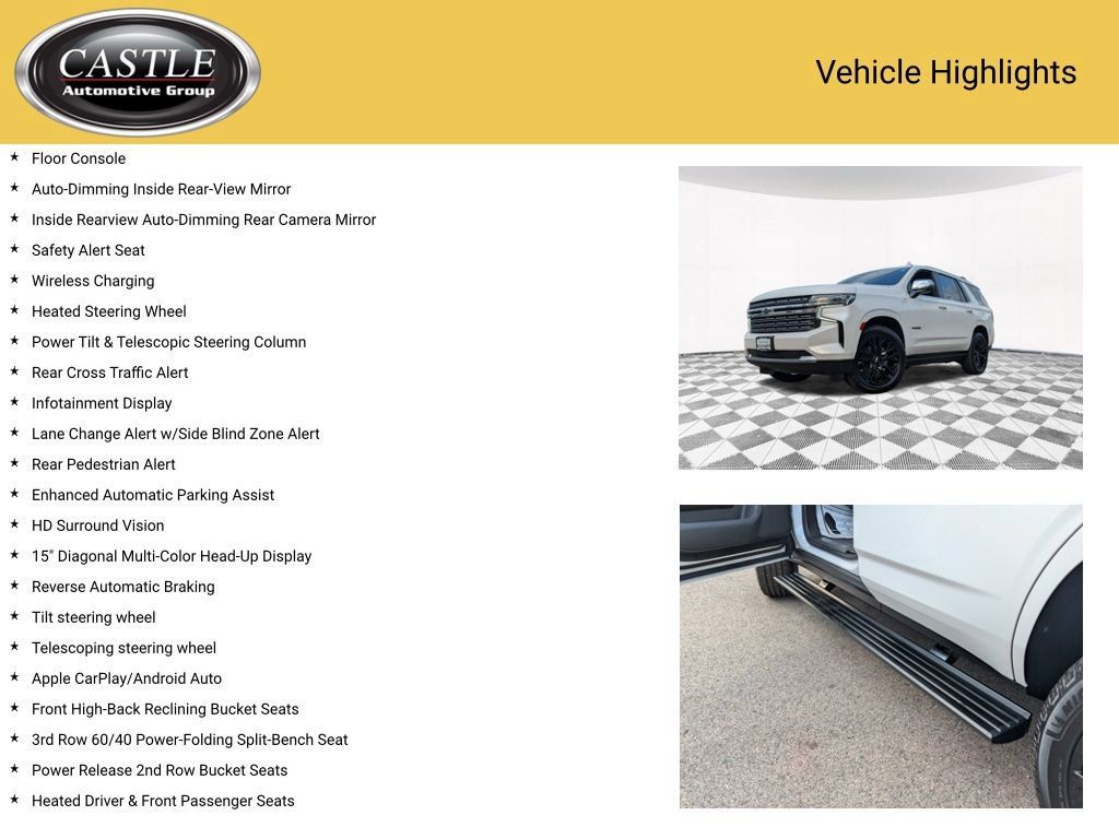 Used 2023 Chevrolet Tahoe Premier w/ Advanced Technology Package AWD/4WD image 16