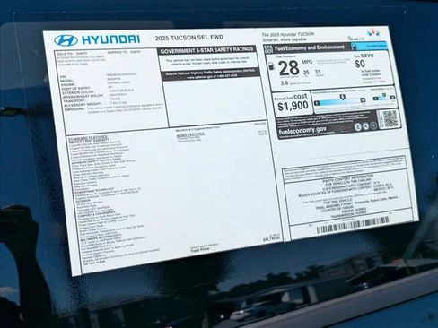 Certified 2025 Hyundai Tucson SEL image 20