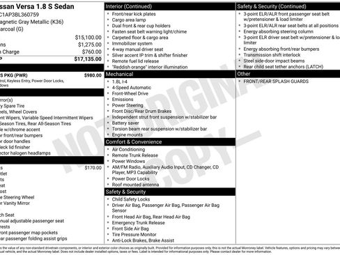 Used 2011 Nissan Versa 1.8 S w/ PWR Plus Pkg FWD image 26