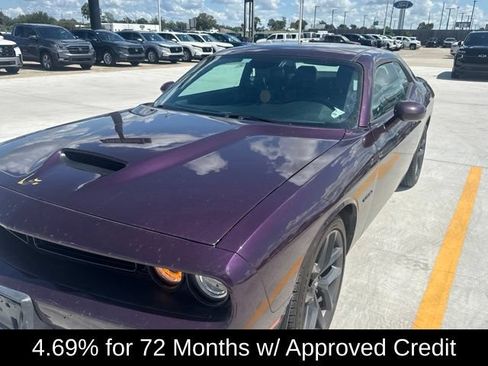 Used 2021 Dodge Challenger R/T w/ Blacktop Package RWD image 2