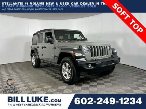 Certified 2021 Jeep Wrangler Unlimited Sport image 1