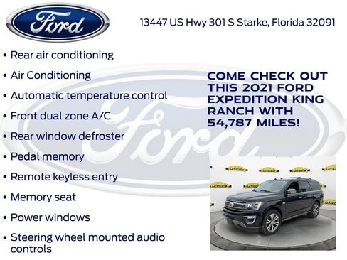 Certified 2021 Ford Expedition King Ranch w/ Cargo Package image 27
