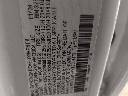 New 2026 Honda Pilot Elite image 30