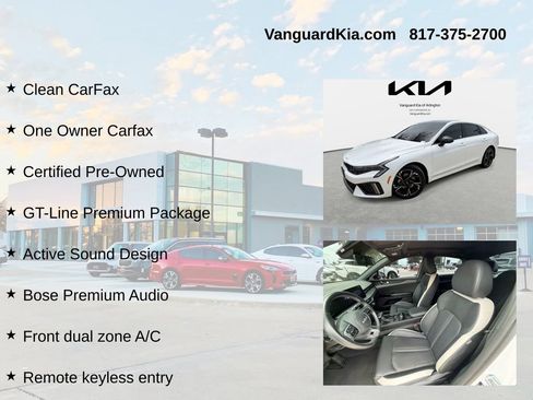 Certified 2025 Kia K5 GT-Line w/ GT-Line Premium Package FWD image 6