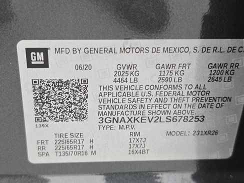 Used 2020 Chevrolet Equinox LT FWD image 33