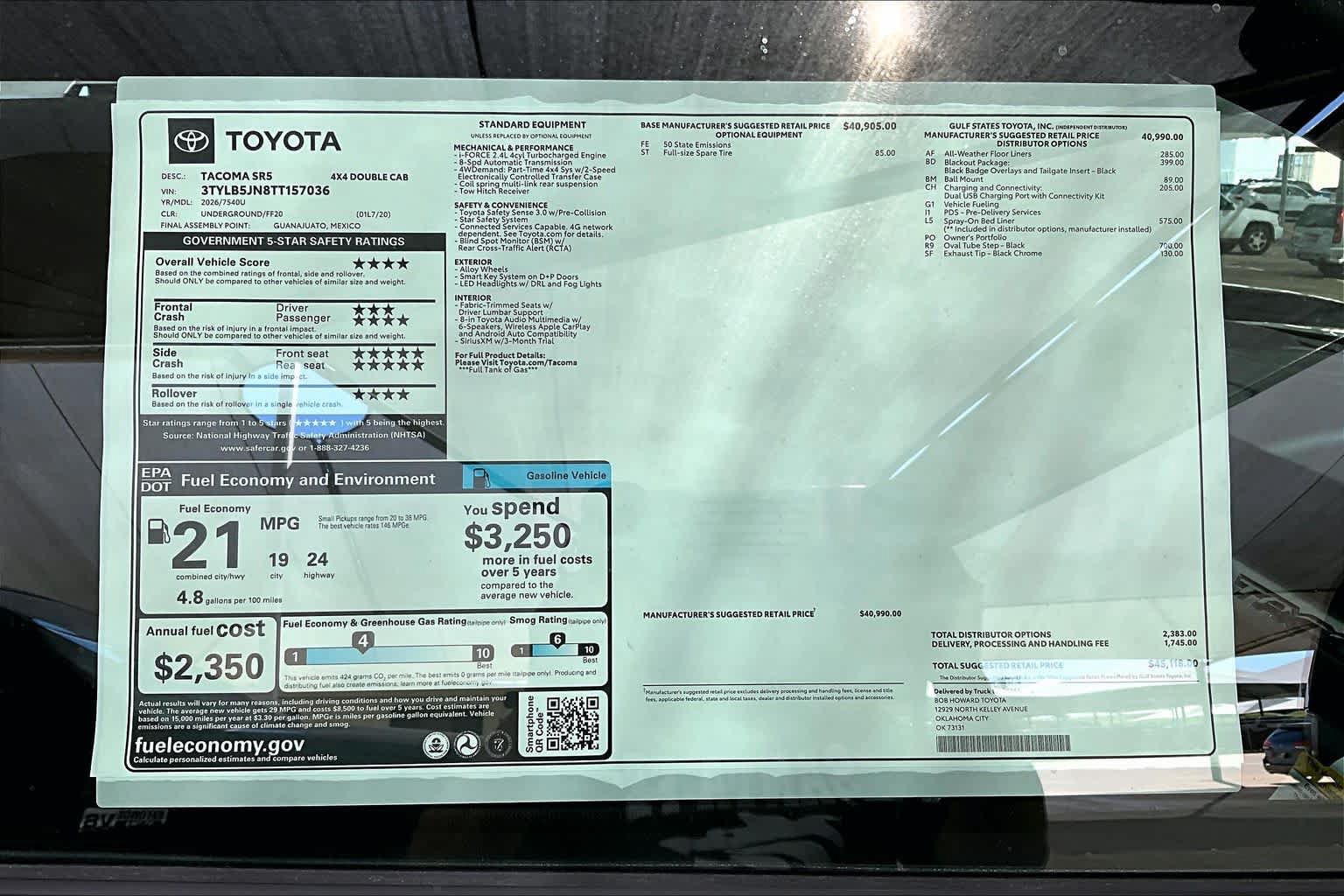 New 2026 Toyota Tacoma SR5 AWD/4WD image 19