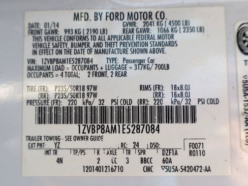 Used 2014 Ford Mustang Premium w/ Equipment Group 202A RWD image 14
