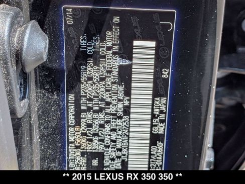 Used 2015 Lexus RX 350 AWD w/ Luxury Package image 28