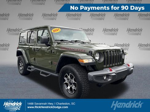 Used 2021 Jeep Wrangler Unlimited Rubicon AWD/4WD image 1