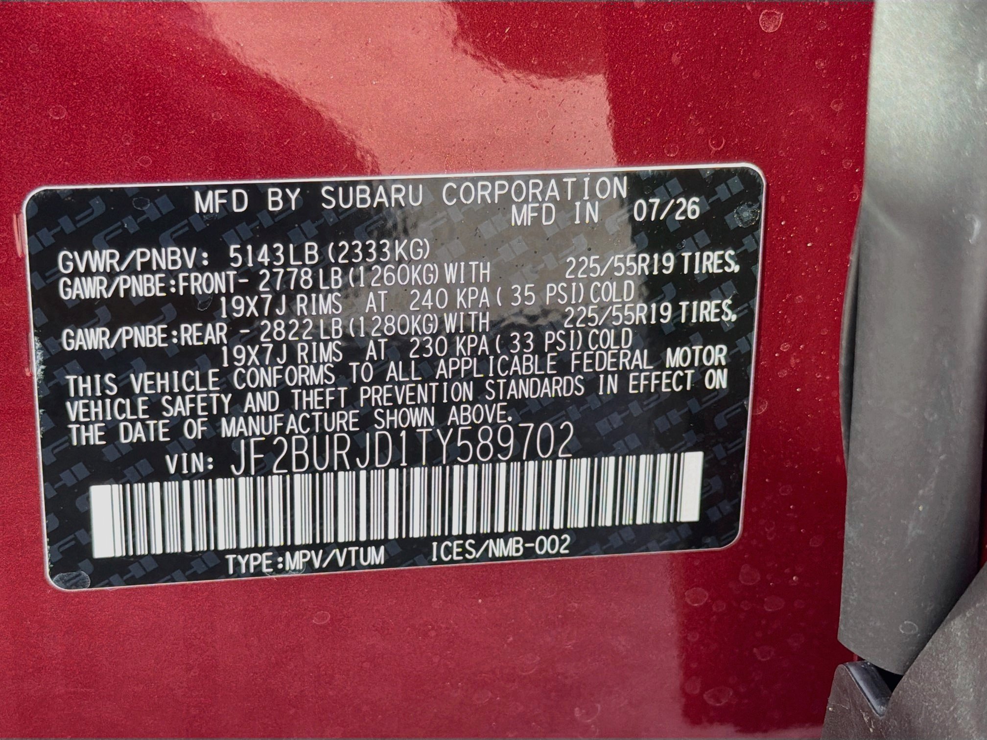 New 2026 Subaru Outback Touring XT AWD/4WD image 42