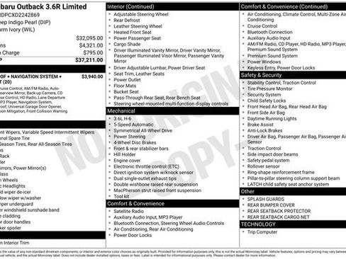 Used 2013 Subaru Outback 3.6R Limited image 17