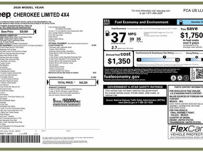 Used 2026 Jeep Cherokee Limited