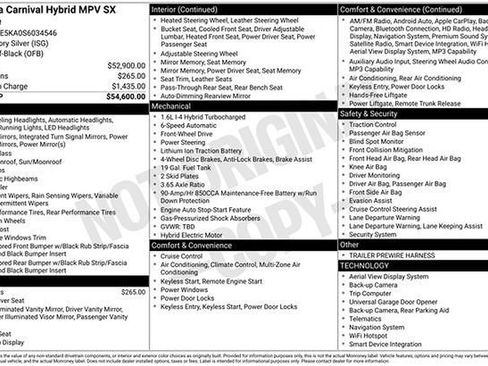 Certified 2025 Kia Carnival SX Prestige FWD image 13